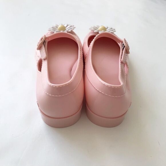 Mini Melissa NWOT pink daisy jelly Mary Janes size 3 youth: - Picture 6 of 8
